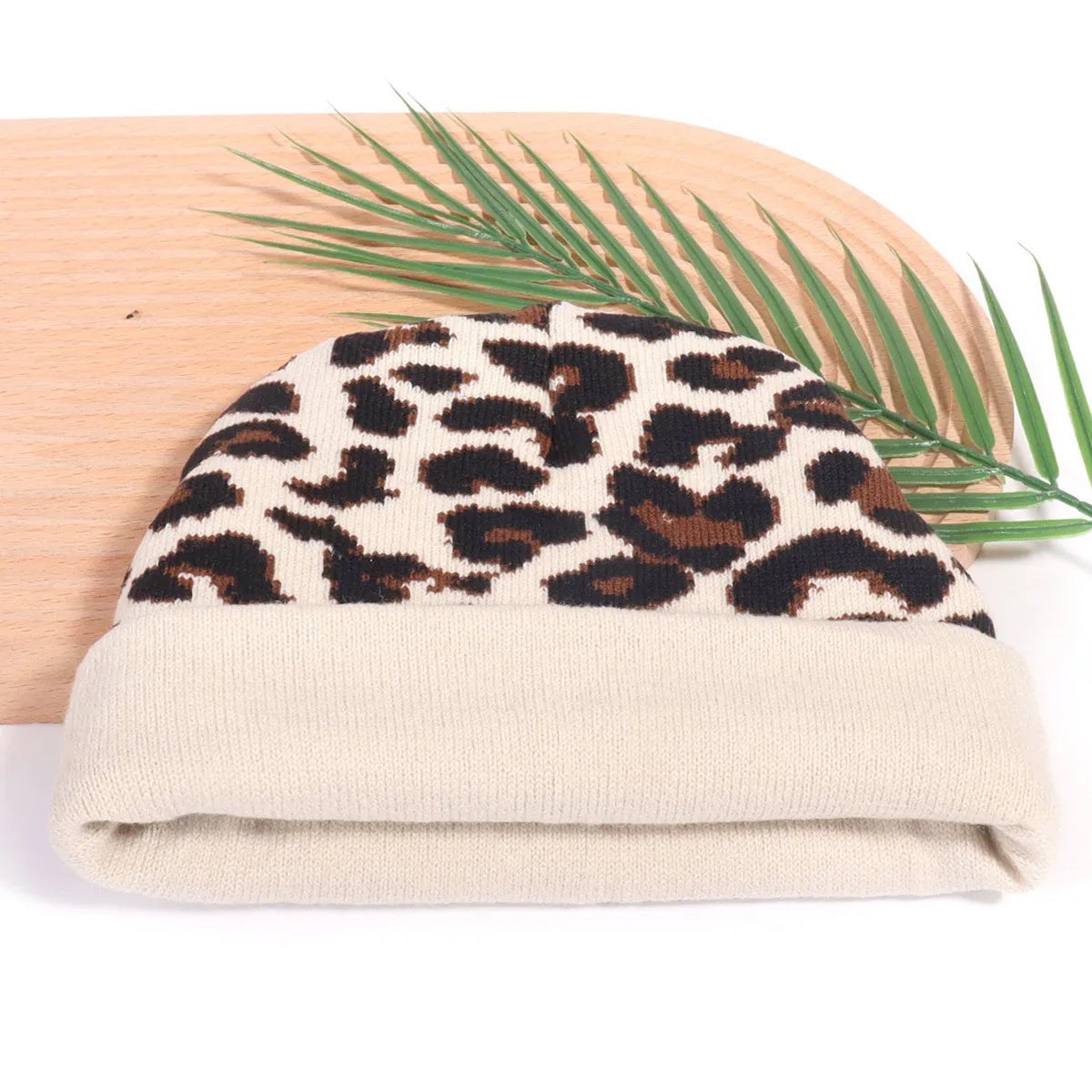 New Leopard Autumn Winter Causal Hip Hop Beanie Tide