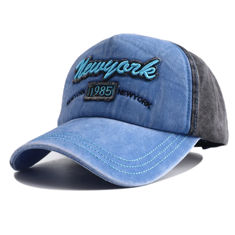 New Unisex Washed Cotton Snapback Hat