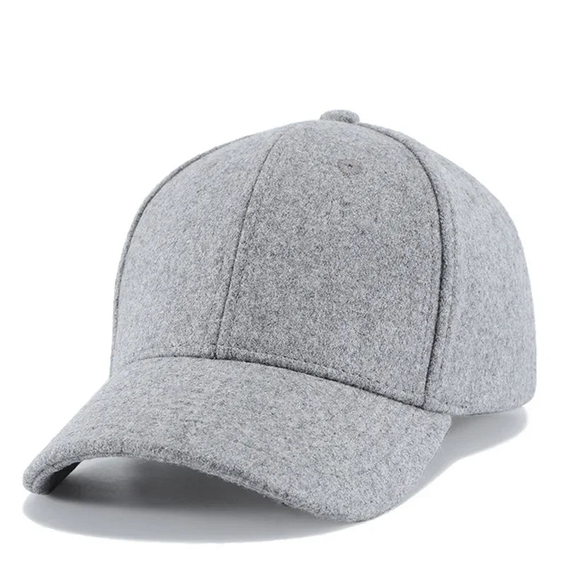 Autumn Winter Warm Baseball Cap Men