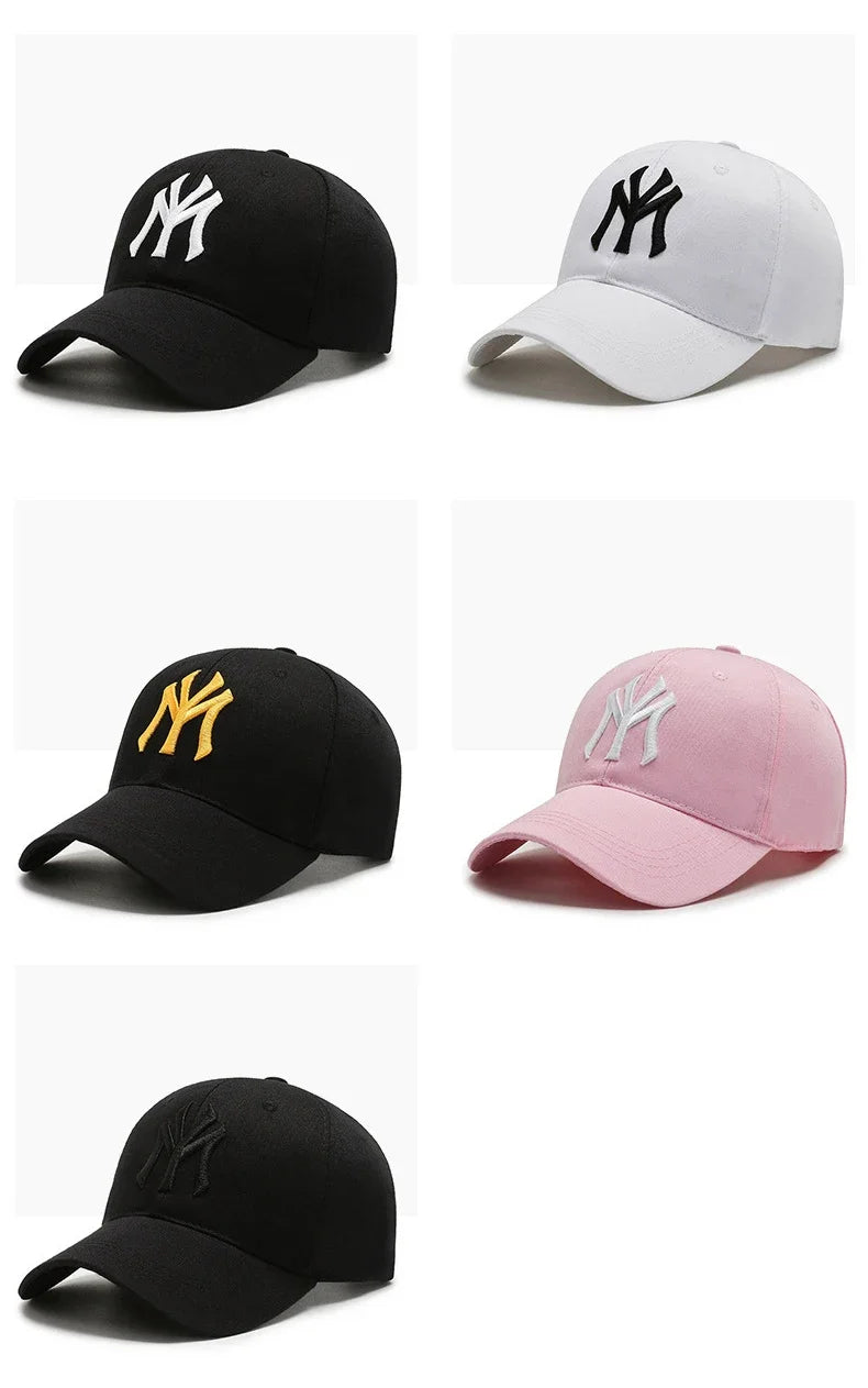 Embroidered Letter Hat Korean Version Versatile Fashion Hard Top Three Dimensional Hat