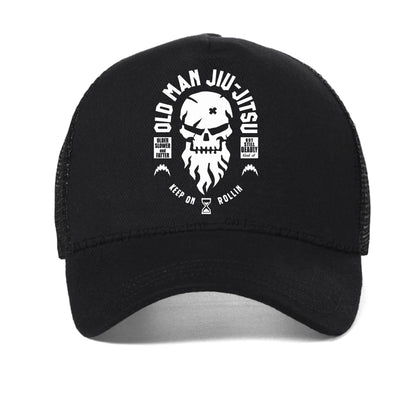 D Old Man Jiu Jitsu Baseball Cap Summer Men