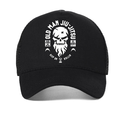 D Old Man Jiu Jitsu Baseball Cap Summer Men