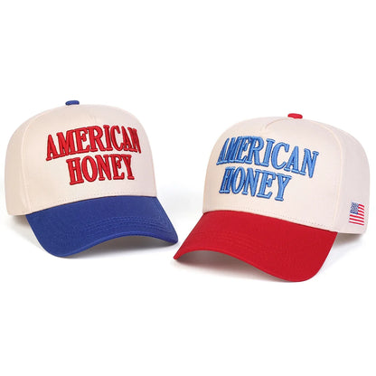 Unisex American Homey Letter Embroidery Baseball Caps Spring Autumn