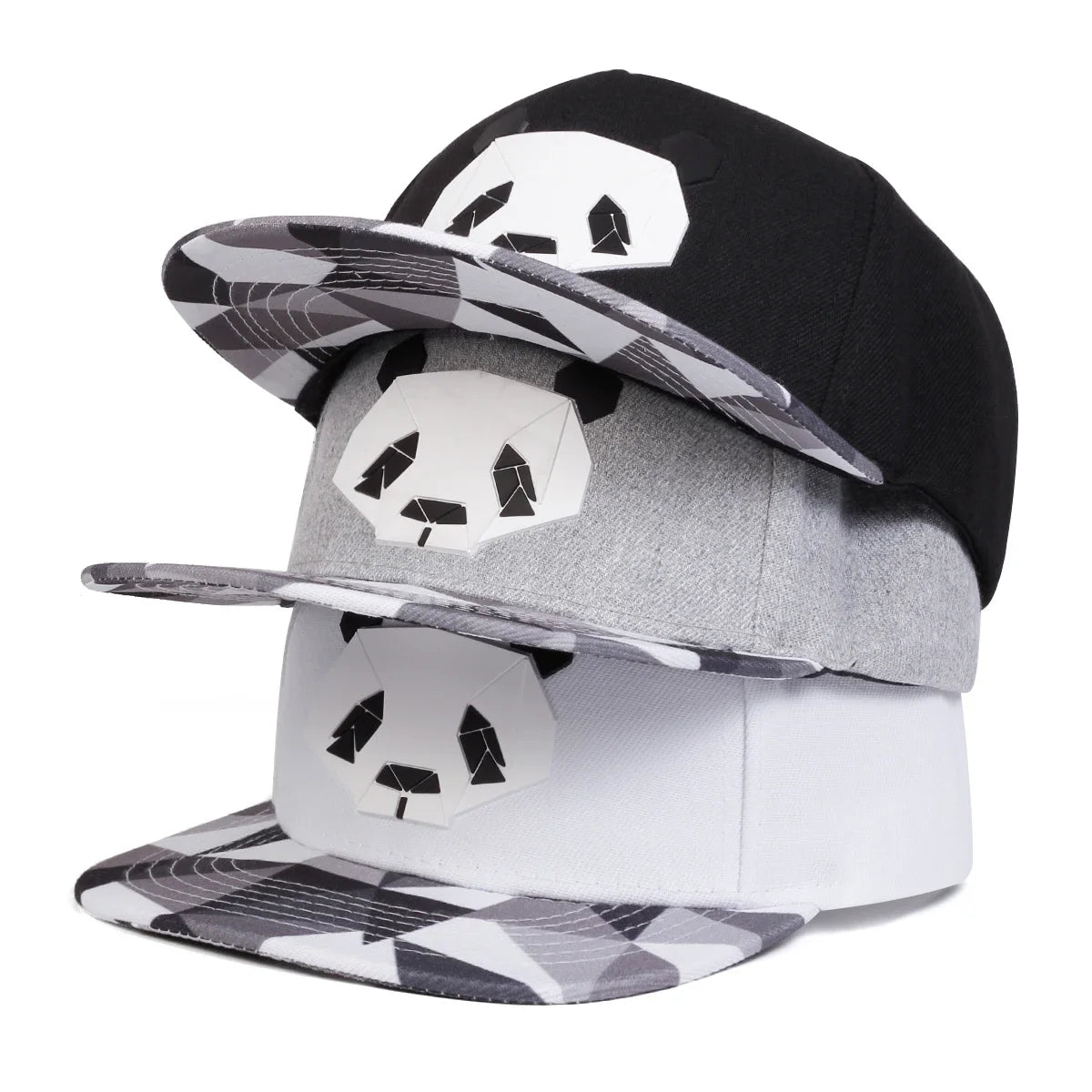 Unisex Panda Offset Printing Hip-hop Hats Fashion Spring Autumn