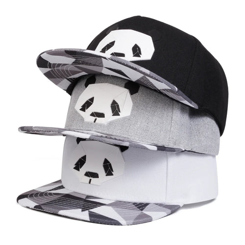 Unisex Panda Offset Printing Hip-hop Hats Fashion Spring Autumn