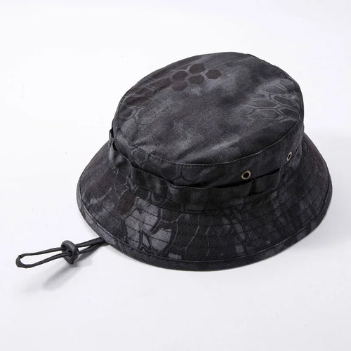 Custom Printed Logo Camouflage Bucket Hat