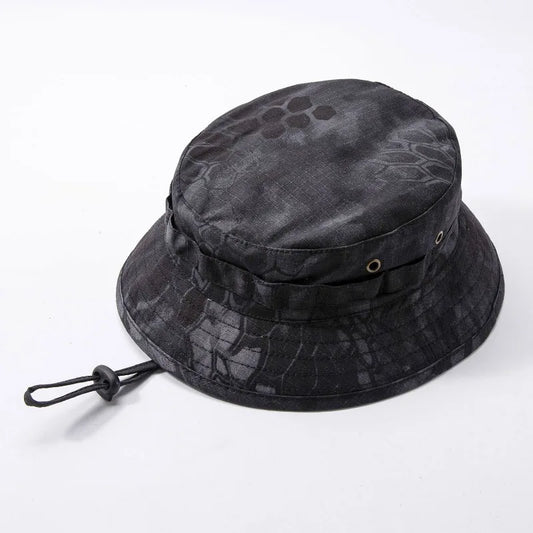 Custom Printed Logo Camouflage Bucket Hat