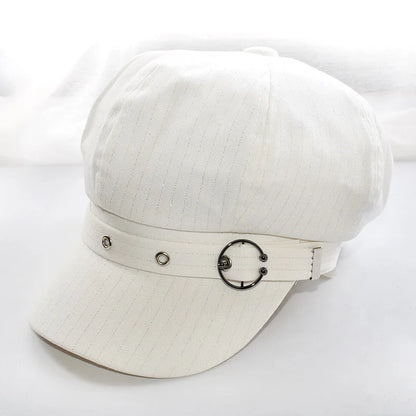 Women's Beret Hat Cotton Duck Tongue Caps Spring Autumn