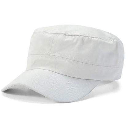 Solid Color Unisex Hats Simple Casual Sunshade Flat Top Hat