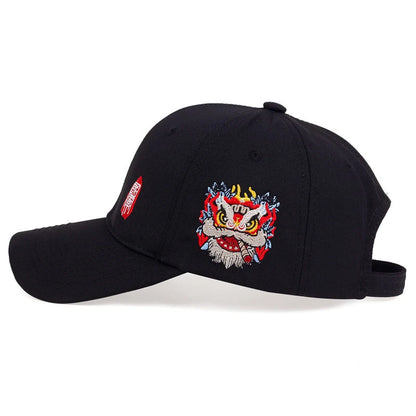 Fashion Baseball Cap Chinese Style Embroidery Sun Caps for Men Women