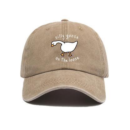 Big Goose Printed Baseball Hat for Men and Women