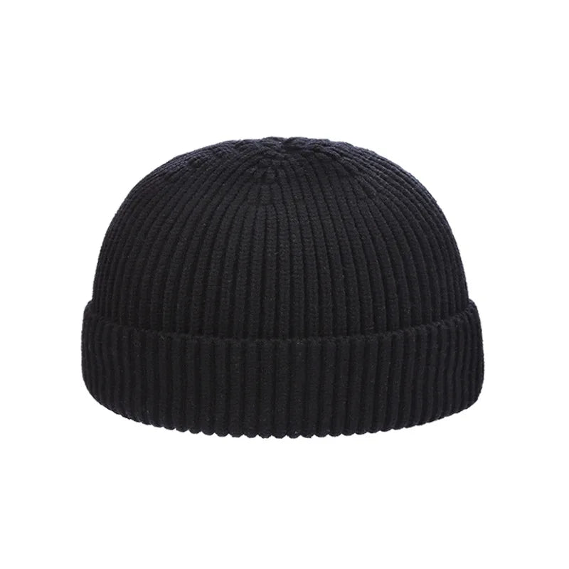 Autumn  Winter Short Warm Melon Hat Men