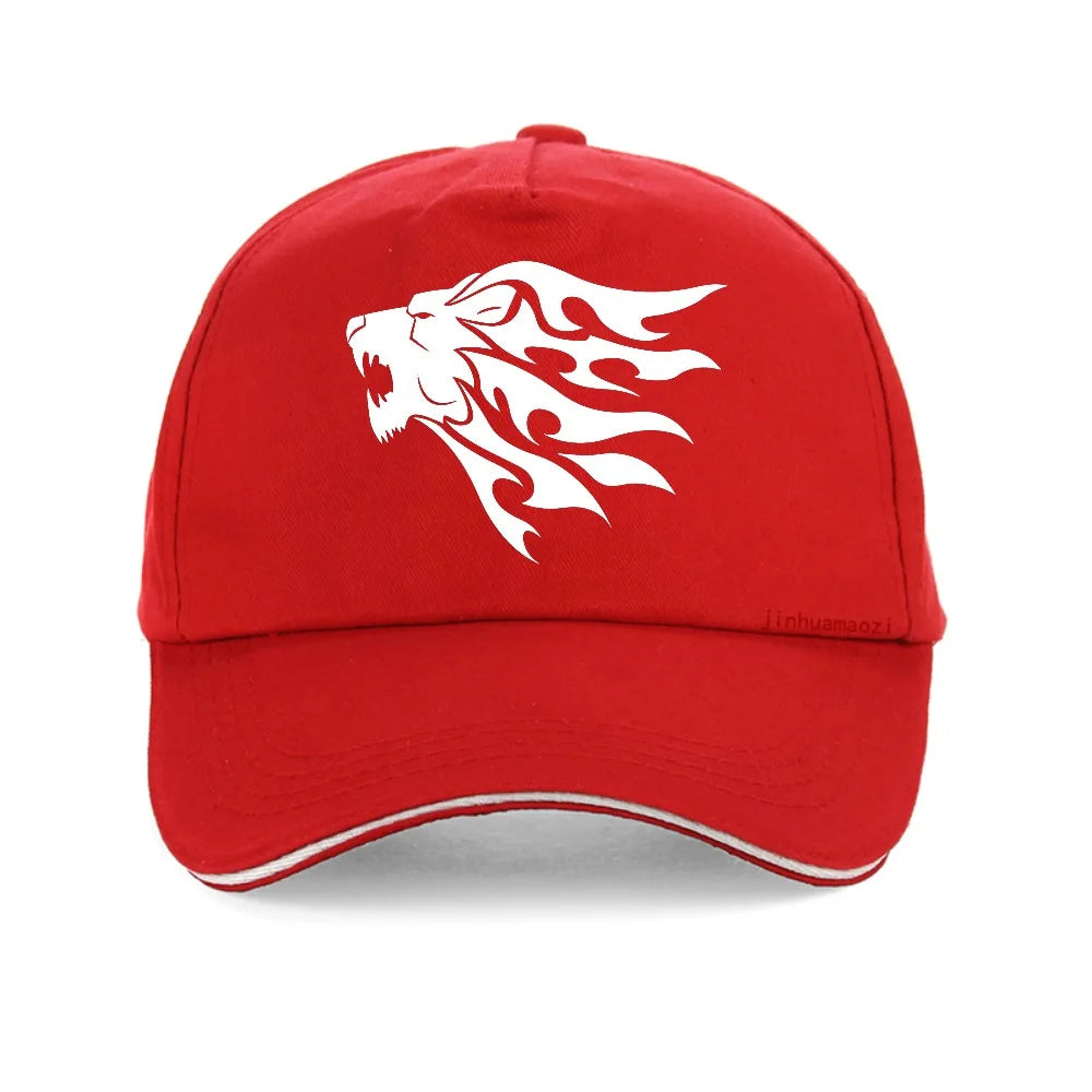 Lion Head Printing Baseball Caps Summer