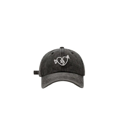 Cute Cotton Love Heart Baseball Cap