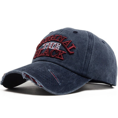 Vintage Baseball Cap Men Women Letter Embroidery Snapback Caps For Daily Casual