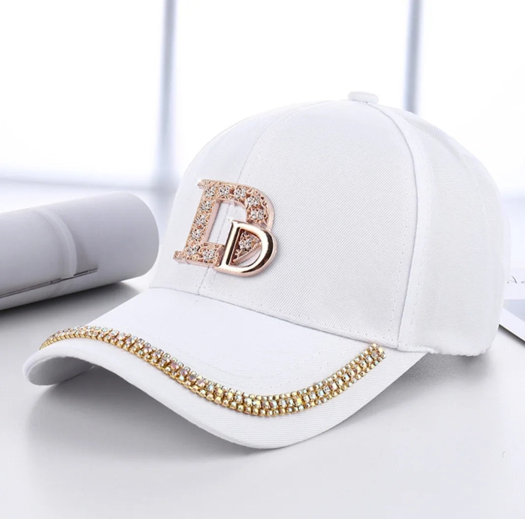 2026 Fashion Diamond D Letter Baseball Cap
