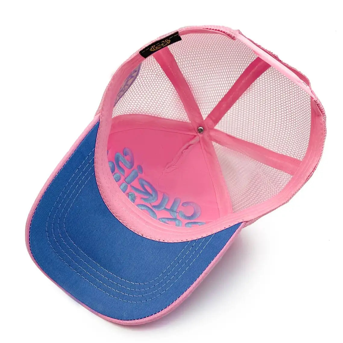 Mesh Breathable Baseball Cap Summer Stitching Letter Embroidery