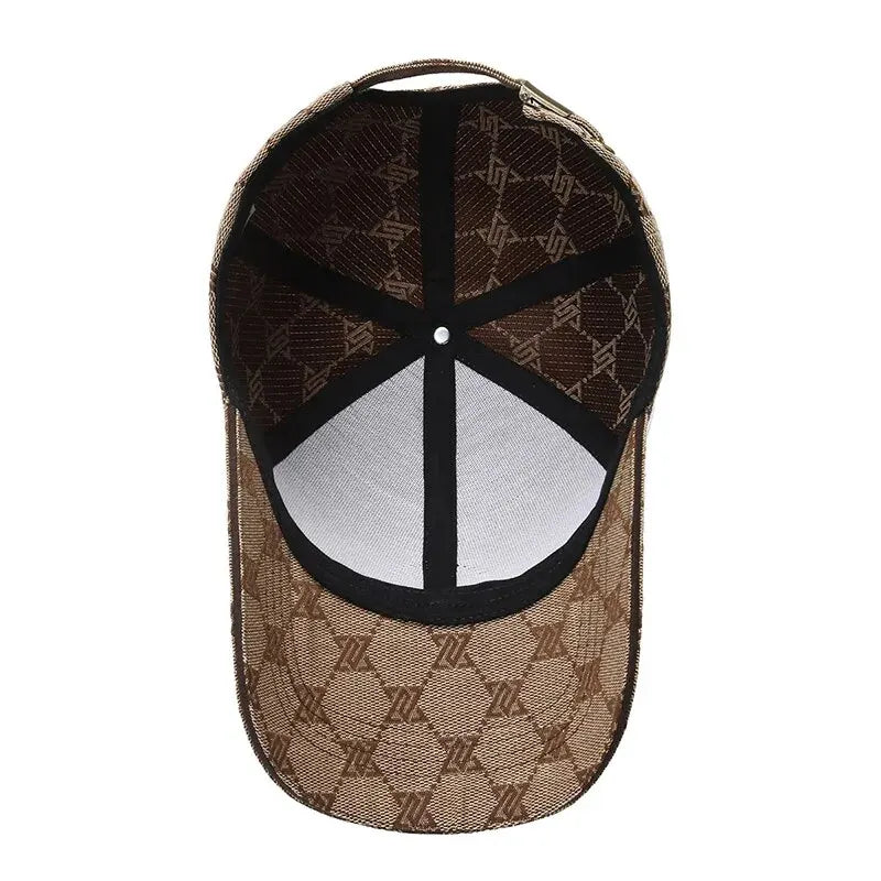 Sandwich Hard-top Baseball Cap with Big Brim for Outdoor Activities