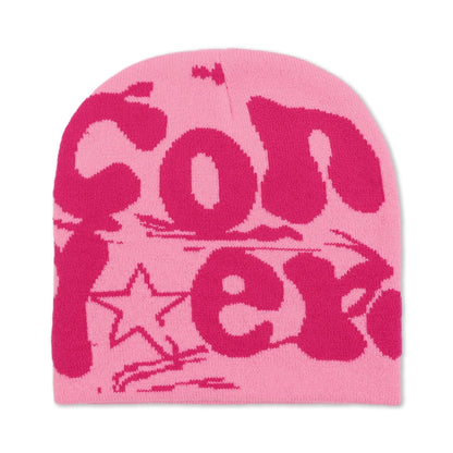 Knitting Beanie Hat For Women Y2K Fashion Letter Hat