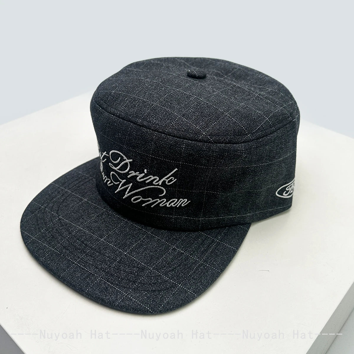 New Men Women Flat Top Letter Embroidery Baseball Hats