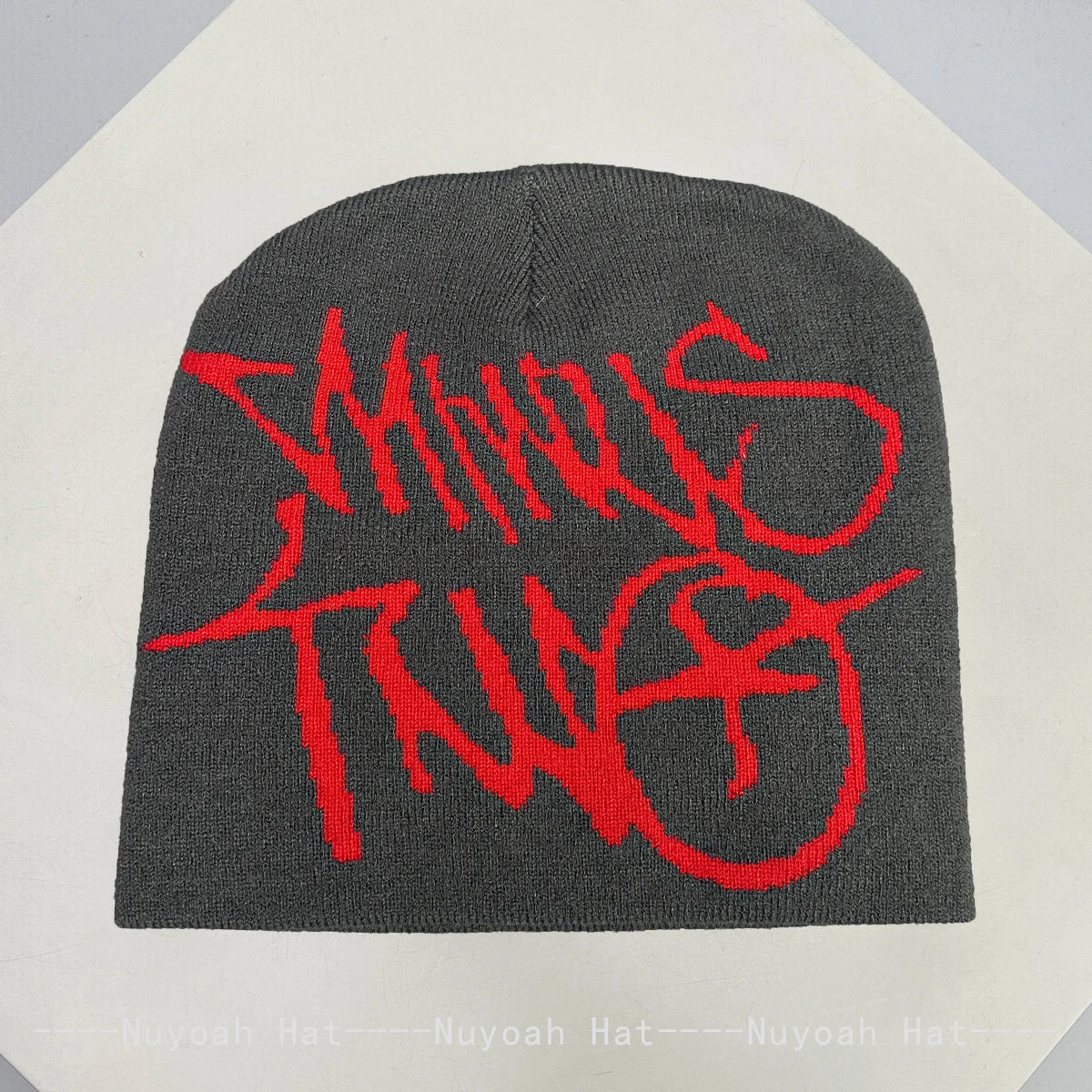 New Men Women American Street Jacquard Letters Knitted Hats