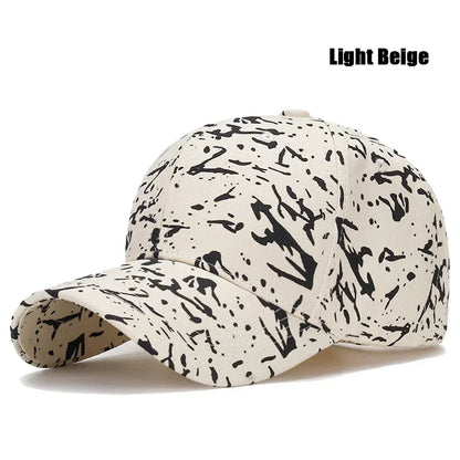 5 Colors New Fashion Youth Unisex Graffiti Style Sunshade Baseball Cap Men Women
