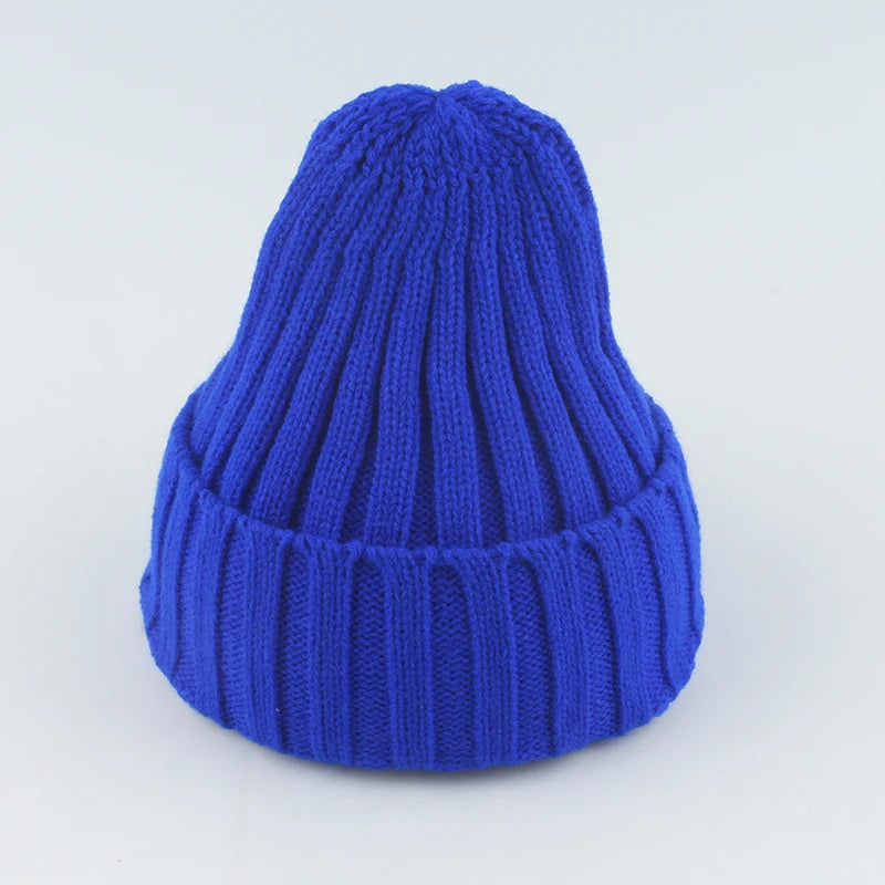 Autumn Winter Beanie Warm Soft Knitted Hat Hip Hop Cap