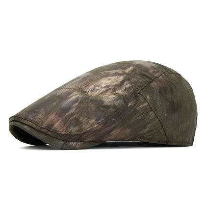 Four Seasons Polyester Print Newsboy Caps