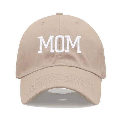 DAD MOM Embroidery Pure Cotton Baseball Cap Fashion Sport Golf Caps Sun Hat