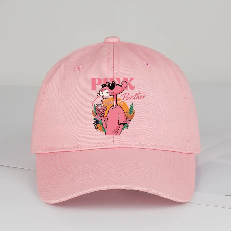 Cute Pink Leopard Print Baseball Cap
