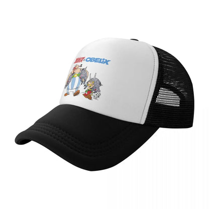 Punk Unisex Asterix And Obelix Hunting Adult Baseball Cap for Men Women Sports