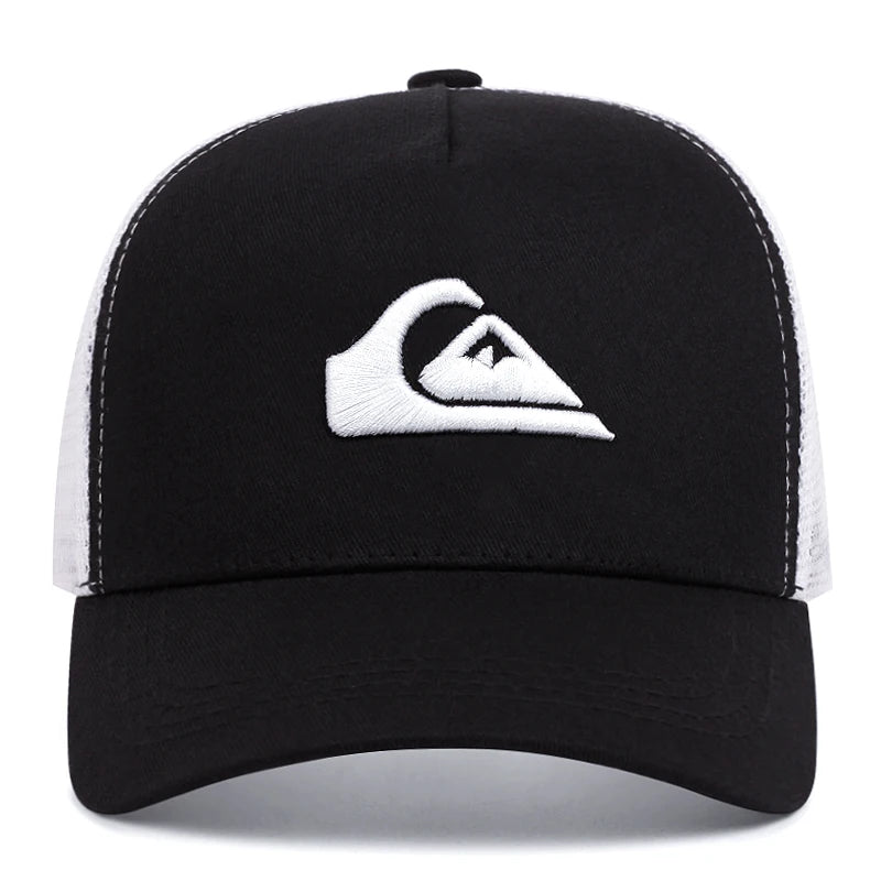 Simple Symbol Triangle Surfing Embroidery Outdoors Baseball Cap Summer