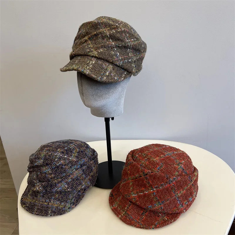 French Tweed Equestrian Hat Women's