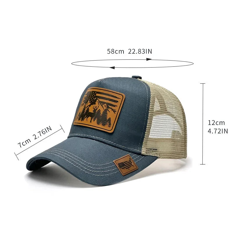 Fashion Leathers Baseball Caps Female Male Sport Visors Snapback Cap Sun Hat Designer Trucker Hat
