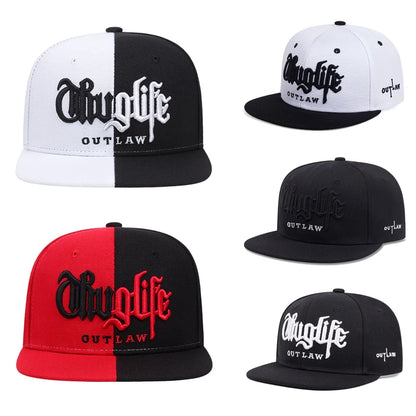 Personalized Children's Thug Life Flat brimmed Hat Men's Trendy Hip Hop