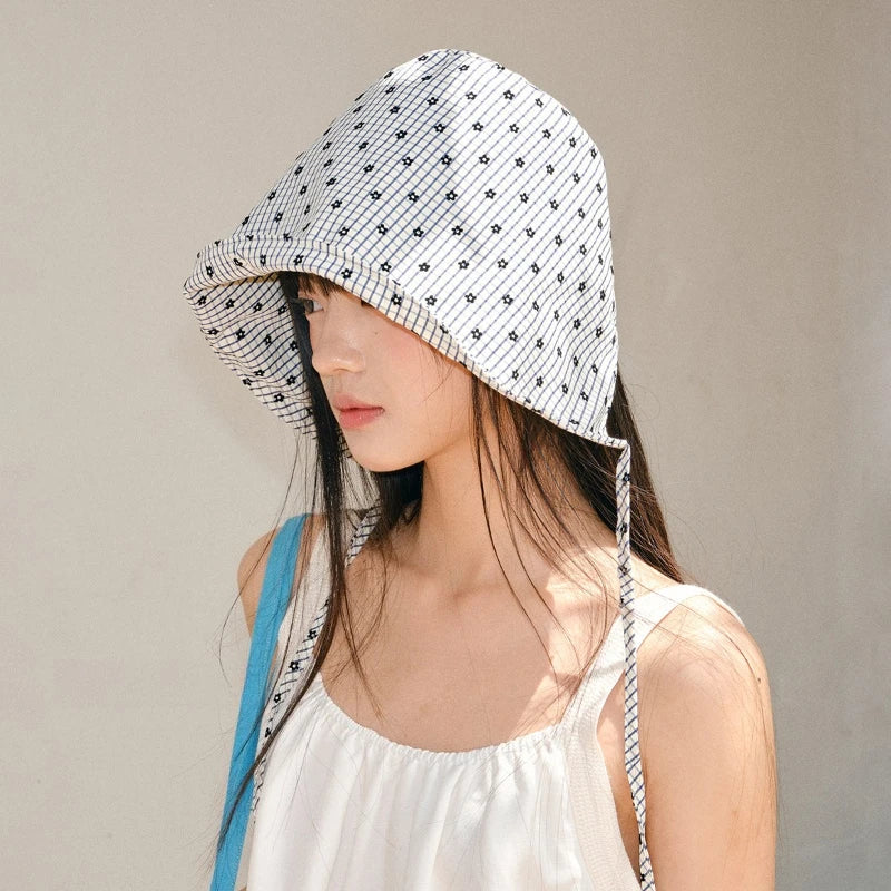 Retro Original Knot Flowers Bucket Hats