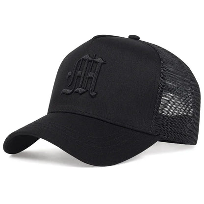 Unisex Personality Letter Embroidery Baseball Net Caps Spring Summer