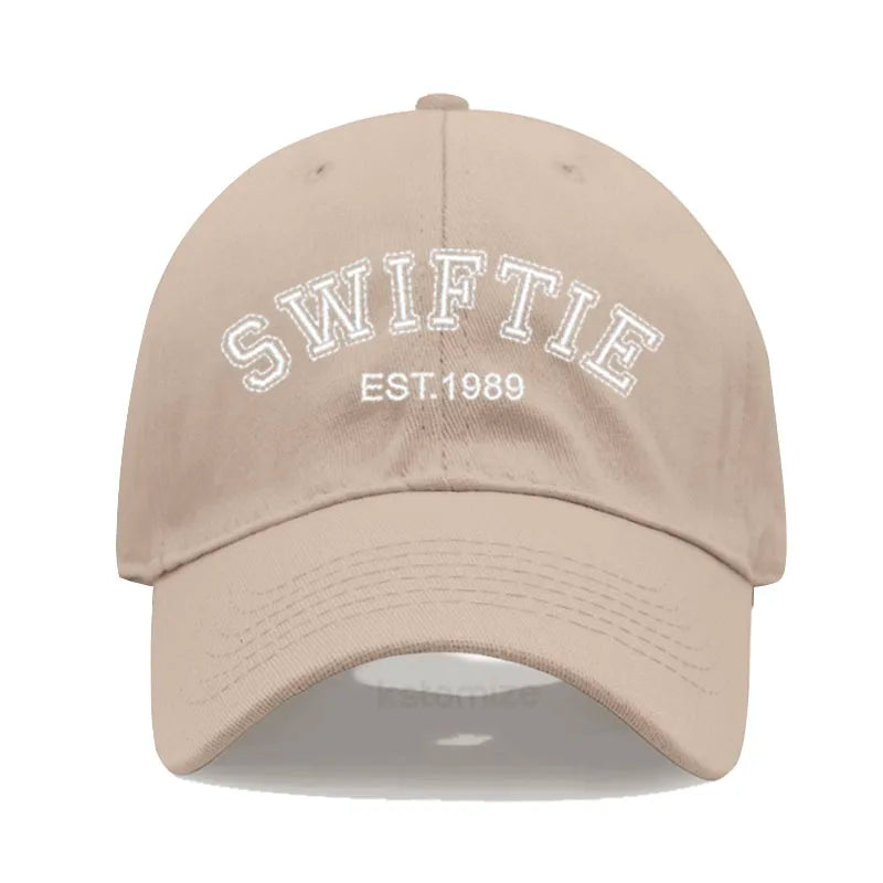 1989 Embroidery Baseball Cap for Men Women Unisex Washed Cotton
