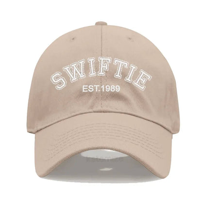 1989 Embroidery Baseball Cap for Men Women Unisex Washed Cotton