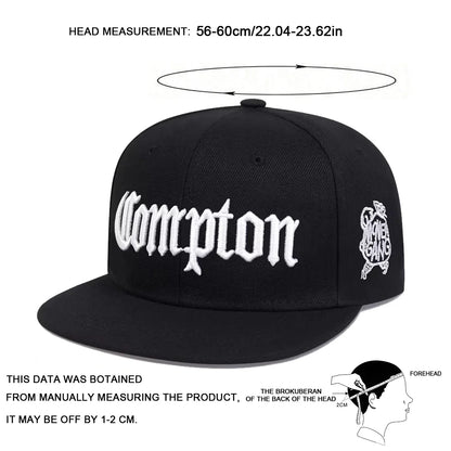 Unisex Compton Embroidery Hip-hop Hats Spring And Autumn