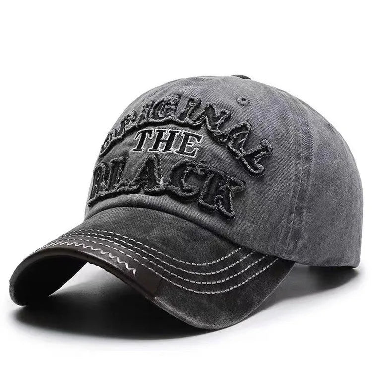 Hat Men's  Washed  Denim Cap Korean Version Outdoor