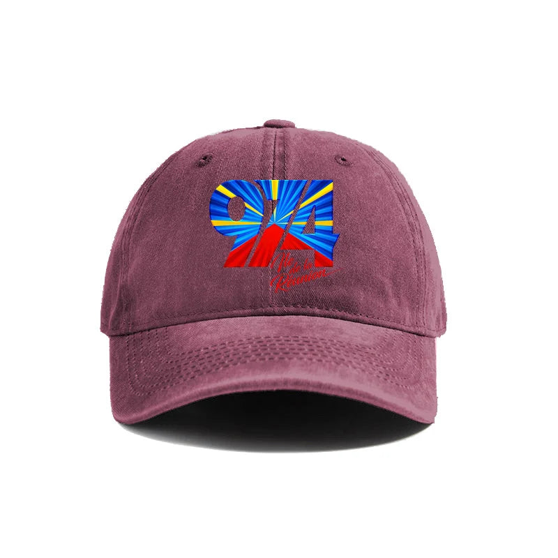 974 Reunion Island Baseball Cap Distressed Hats Cap Men Retro Outdoor Summer