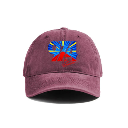 974 Reunion Island Baseball Cap Distressed Hats Cap Men Retro Outdoor Summer