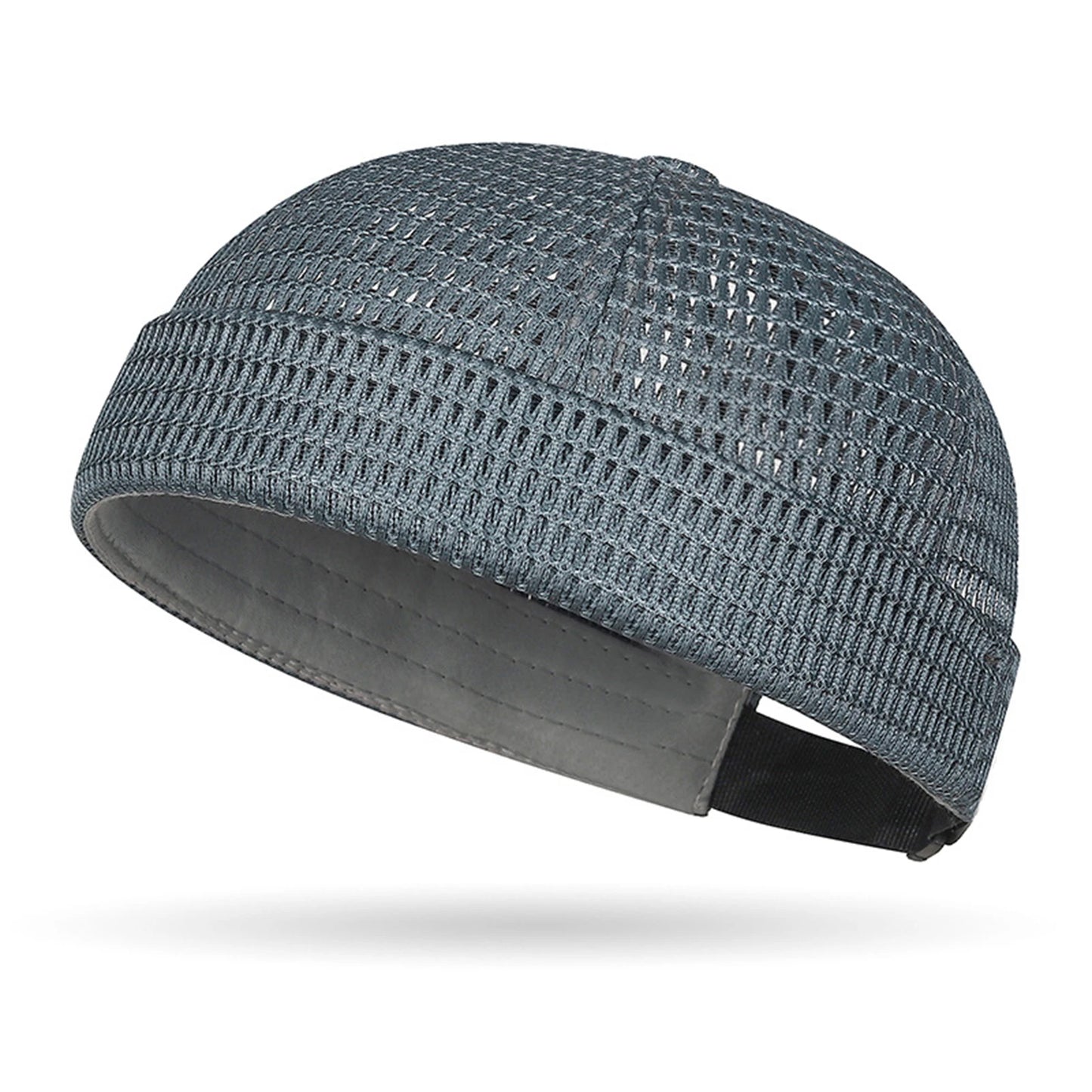 2026 Men's And Women's Large Mesh Breathable Brimless Melon Skin Hat