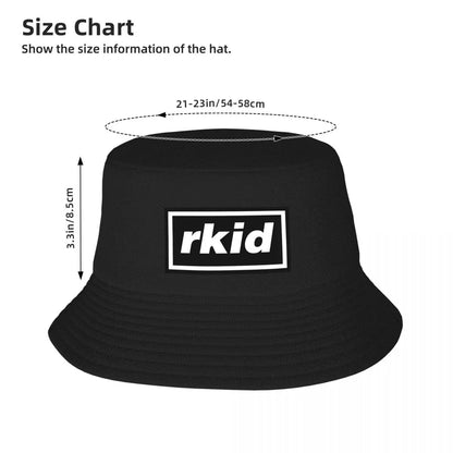 Rkid - Sky Blue Bucket Hat hiking hat Golf Cap Golf Hat Man Hat Man Women's