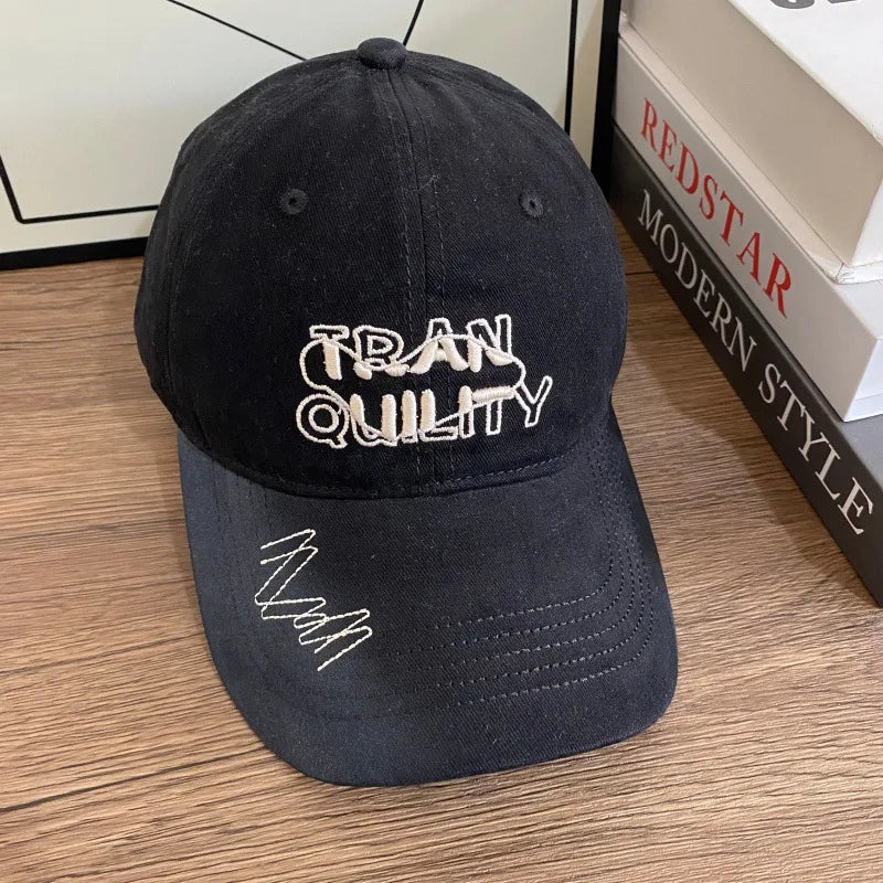 Soft Washed Gradient Pink Baseball Cap