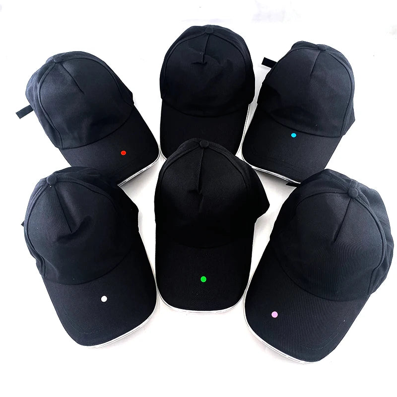 Adult Hat Led Optical Fibre Cap Hip Hot Hat Night Club Concert Masquerade