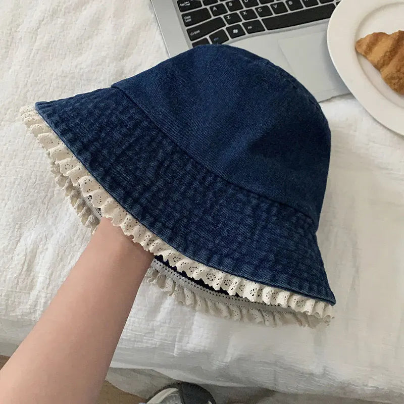 Wide Brim Fisherman Cap Outdoor Sunshade Summer Basin Hats