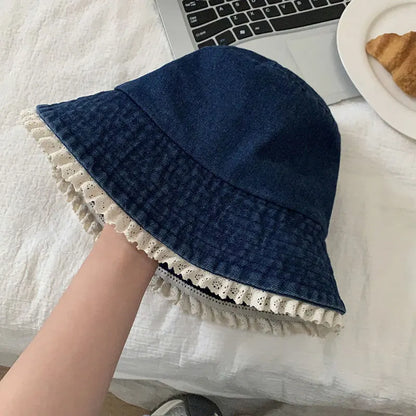 Wide Brim Fisherman Cap Outdoor Sunshade Summer Basin Hats