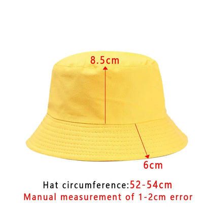 Children Outdoor Hat Summer Foldable Bucket Hat Sunscreen Cotton Fishing